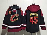 Men's Cleveland Cavaliers #45 Donovan Mitchell Black Red Ageless Must-Have Lace-Up Pullover Hoodie,baseball caps,new era cap wholesale,wholesale hats